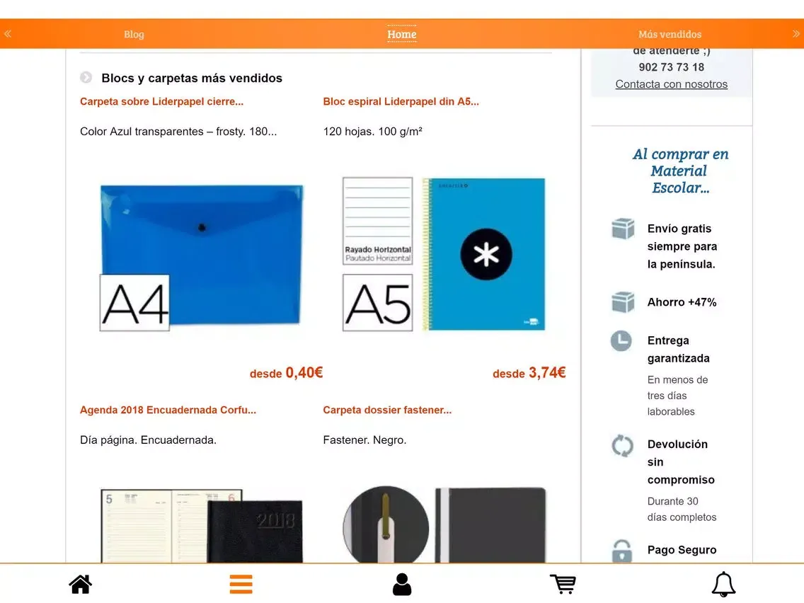 Material Escolar Online iPad  سکرین شاٹس