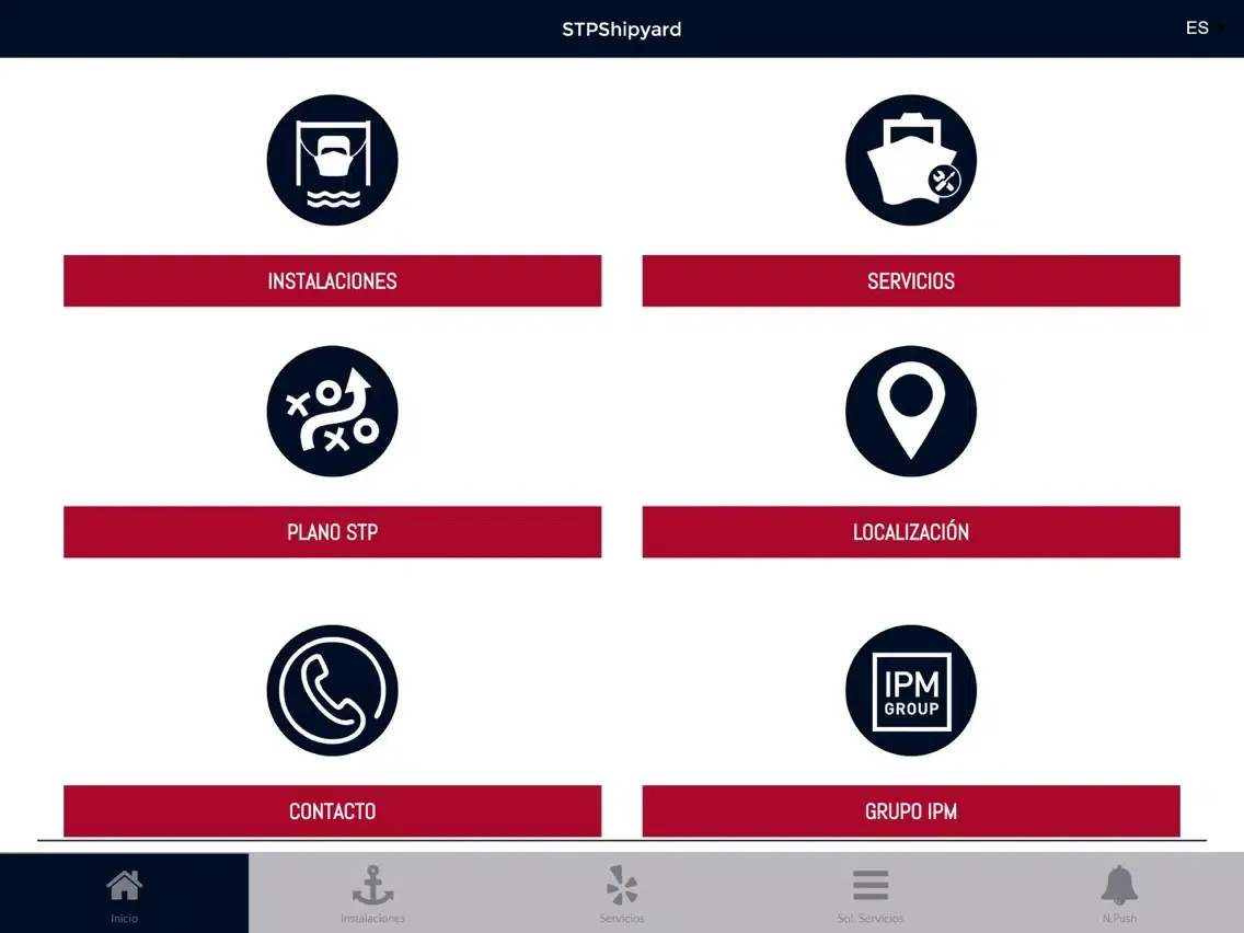 Tangkapan skrin STP Varadero Palma de Mallorca iPad 