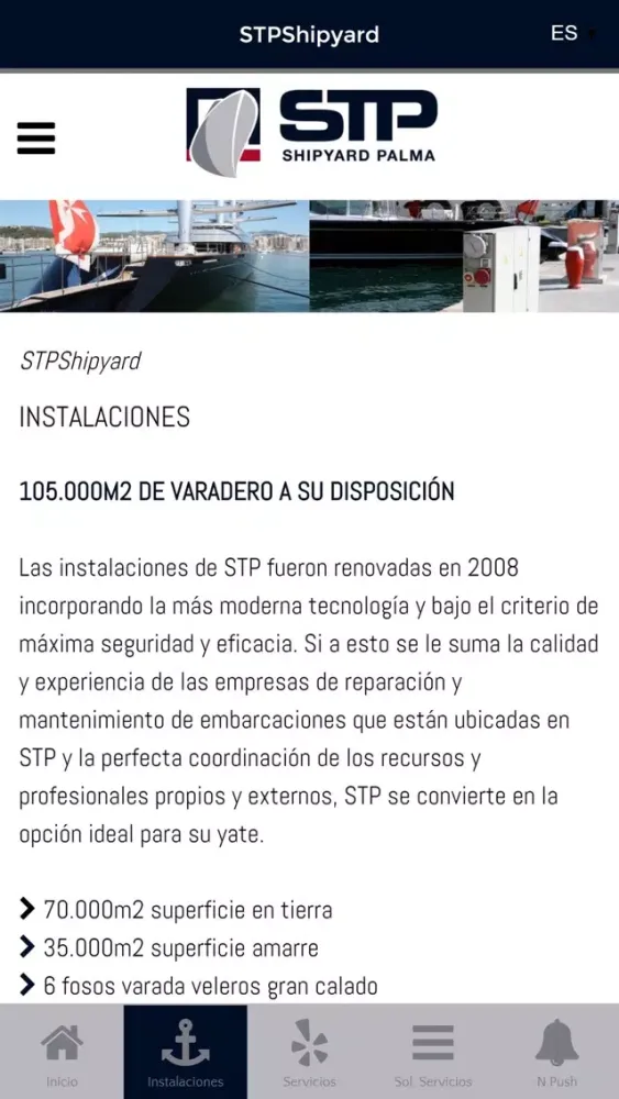 Tangkapan skrin STP Varadero Palma de Mallorca