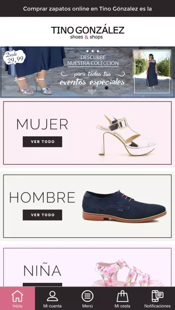 ภาพหน้าจอของ Tino González – shop & shoes