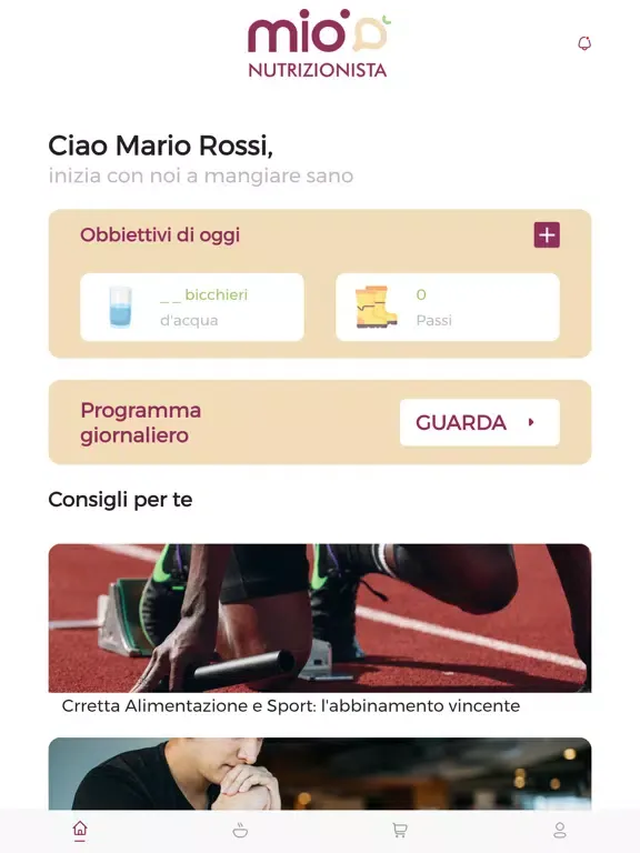 Mio Nutrizionista iPad  स्क्रीनशॉट