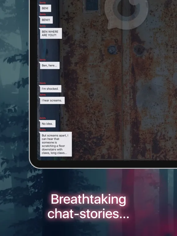MoonStory: Scary Chat stories iPad  Screenshots