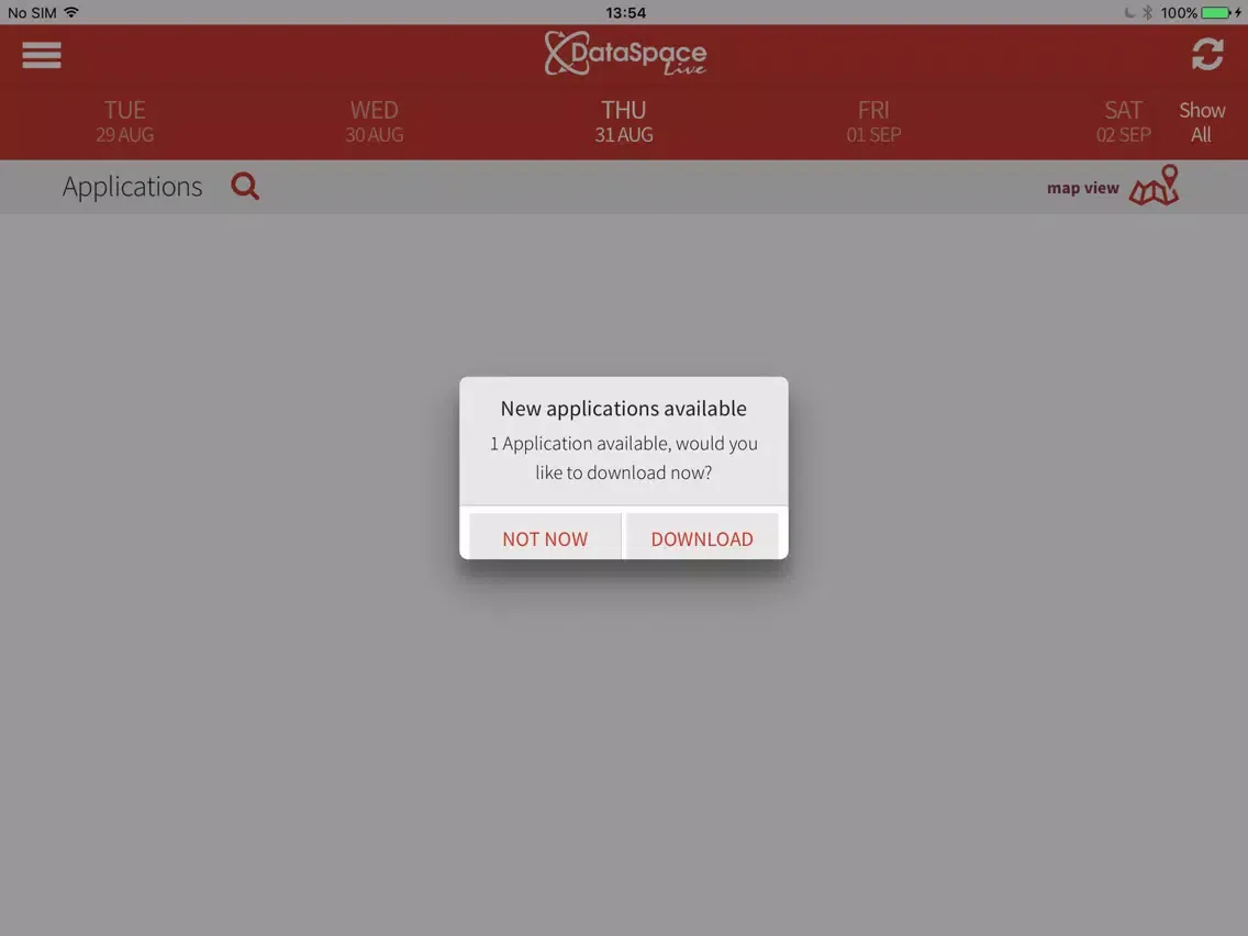 ภาพหน้าจอของ Resolution Inspections iPad 