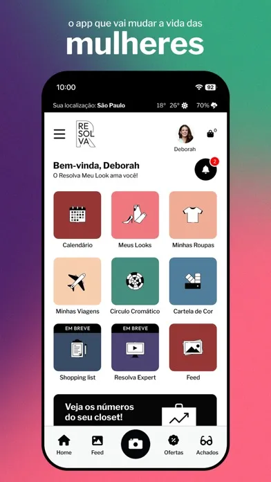 Screenshot di Resolva - Guarda Roupa Virtual