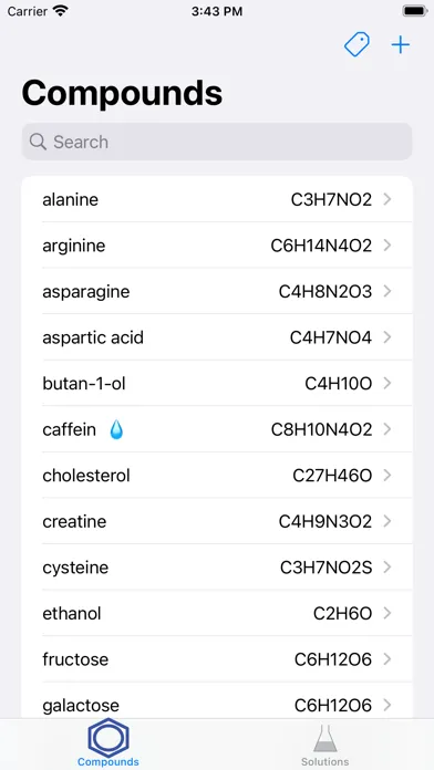 Search PubChem Screenshots