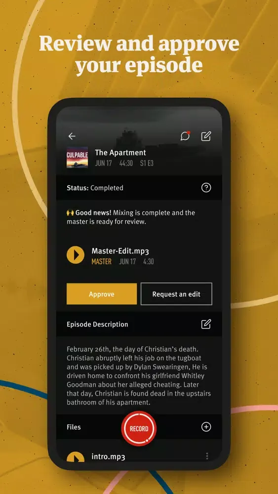 Resonate: Podcast maker Ekran Görüntüleri