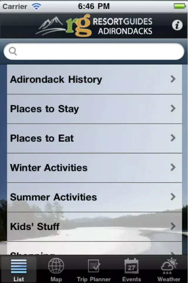 Adirondacks Guide スクリーンショット