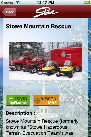 Capturas de tela do Stowe