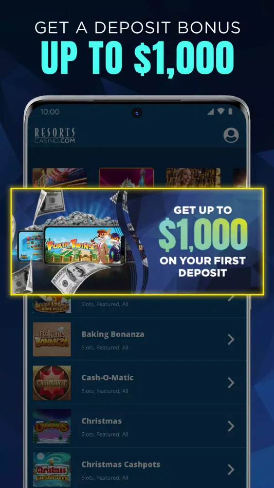 Resorts Casino - Real Money应用截图