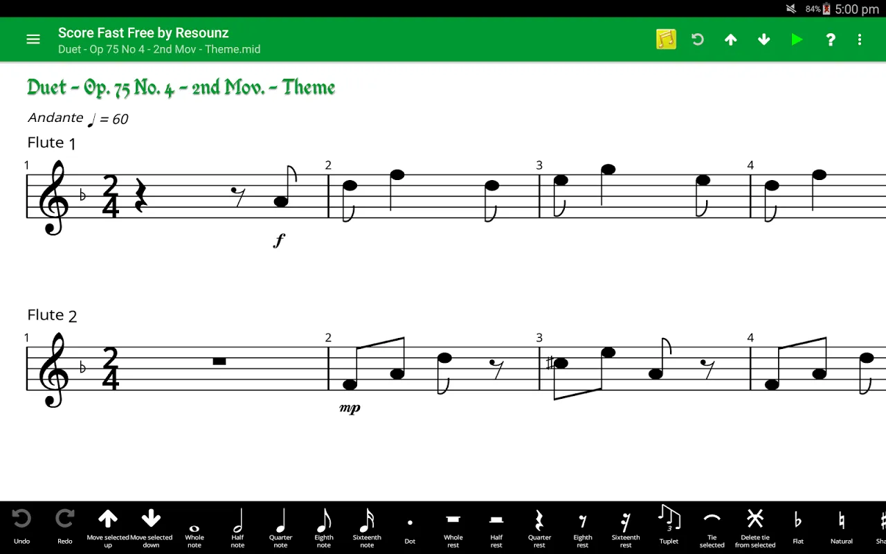 Capturas de tela do Score Fast Free by Resounz