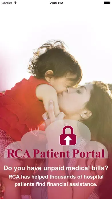 Tangkapan skrin RCA Patient Portal