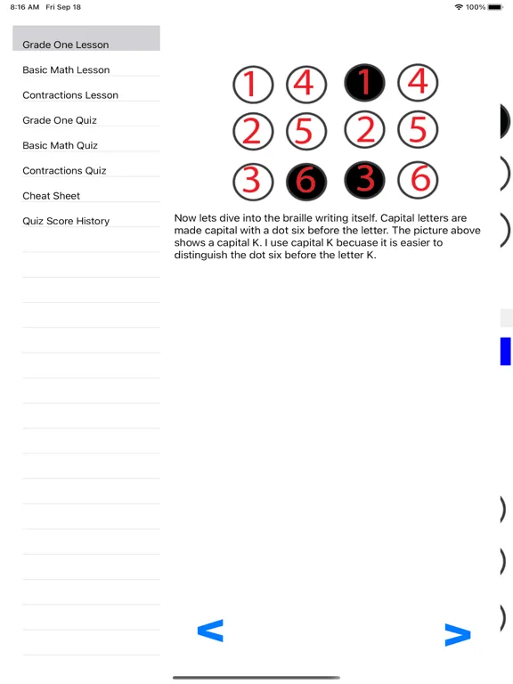 Captures d'écran de Bump Bump Braille Learn iPad 