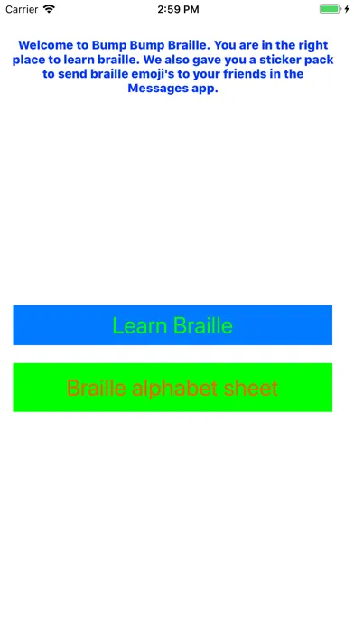 Captures d'écran de Bump Bump Braille Learn