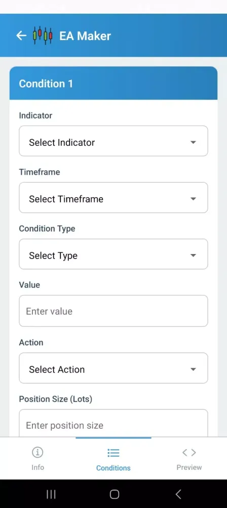 EA Maker - Trading bot builder স্ক্রিনশট
