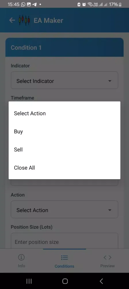 EA Maker - Trading bot builder স্ক্রিনশট