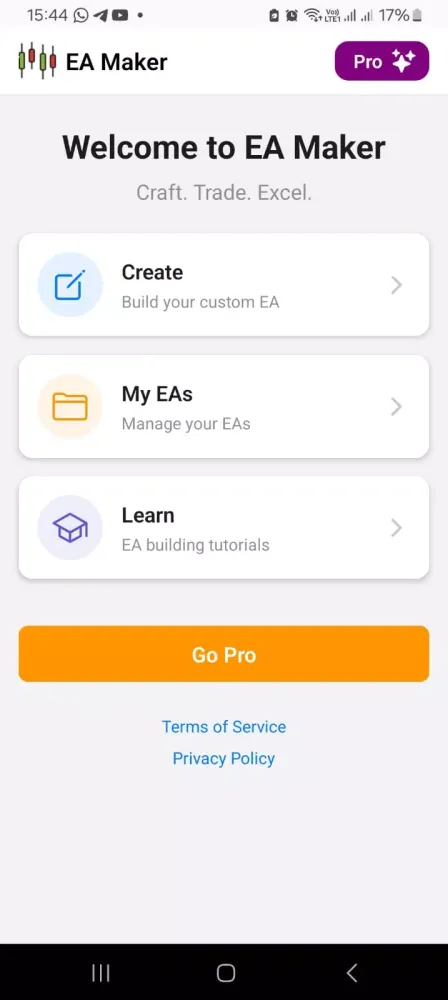 EA Maker - Trading bot builder স্ক্রিনশট