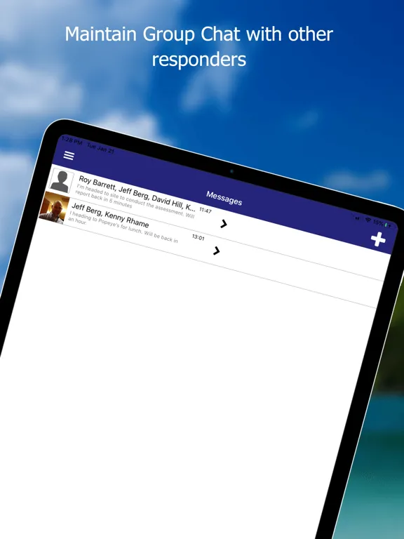 Information Management iPad  Screenshots
