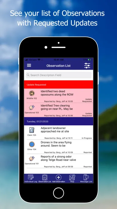 Information Management Screenshots