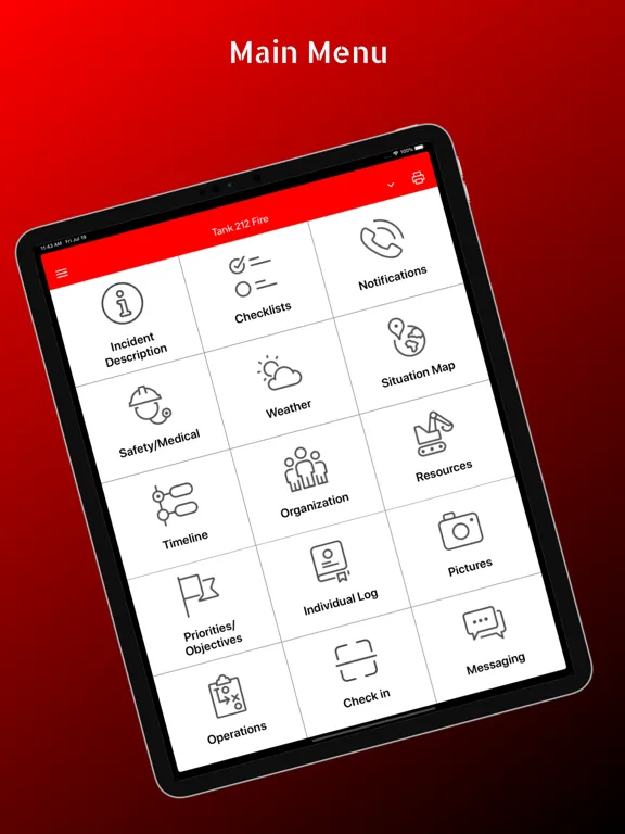 Initial Response iPad  স্ক্রিনশট