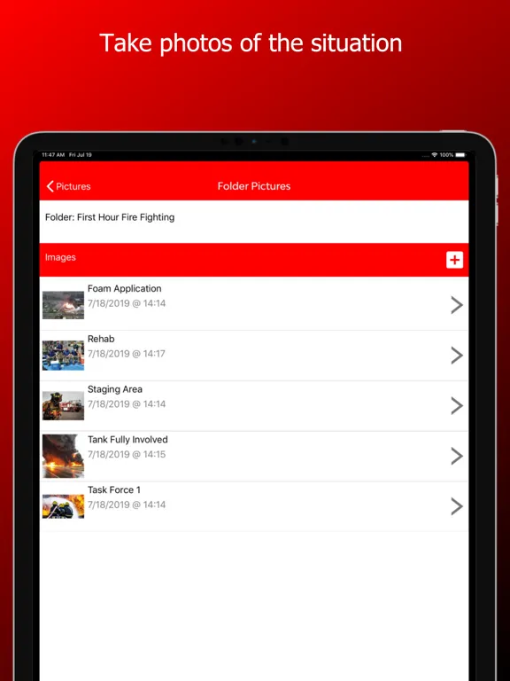 Initial Response iPad  স্ক্রিনশট