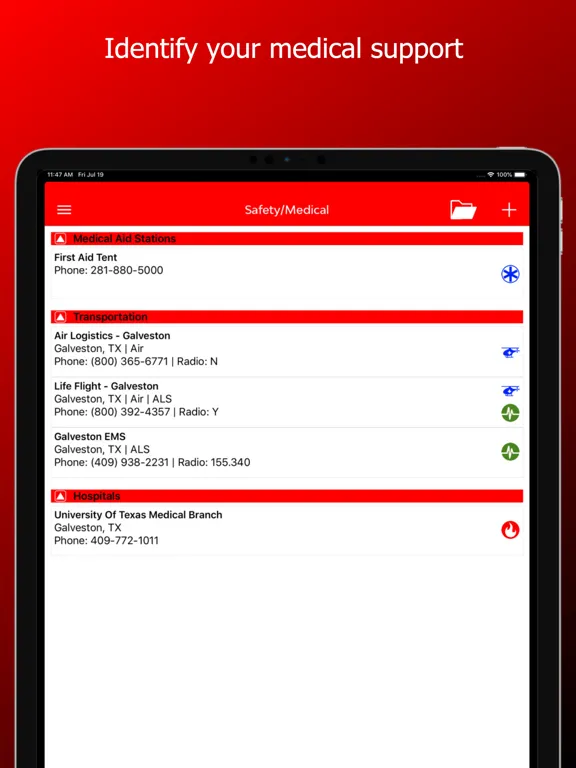Initial Response iPad  স্ক্রিনশট
