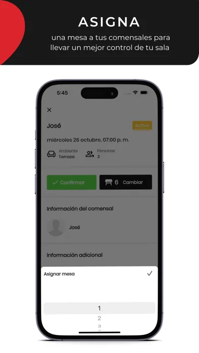 Reservado Manager Screenshots