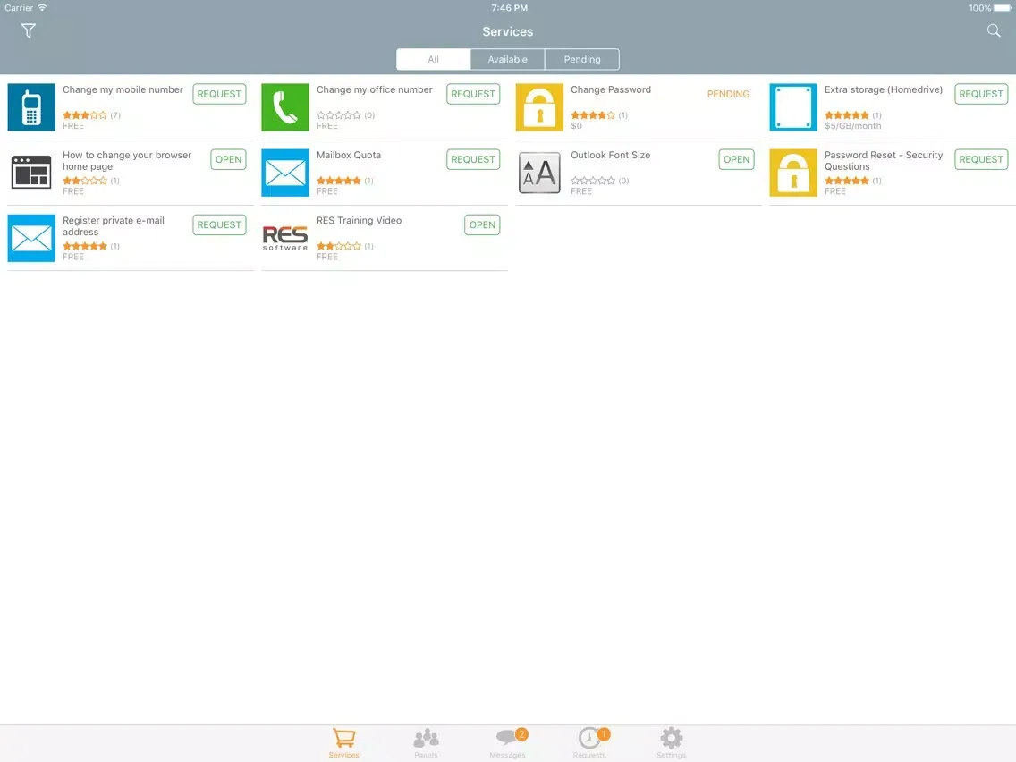 RES ONE Identity Director iPad 应用截图