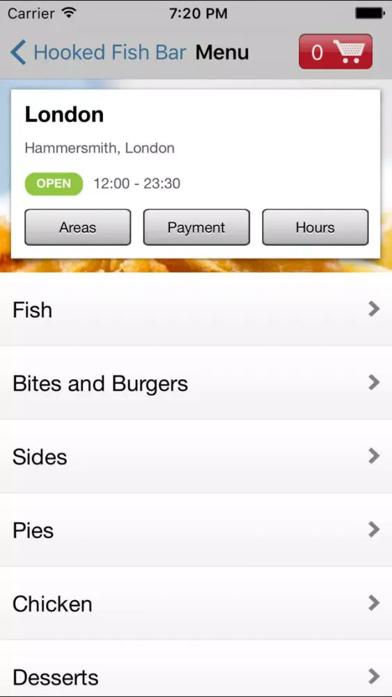Hooked Fish Bar スクリーンショット