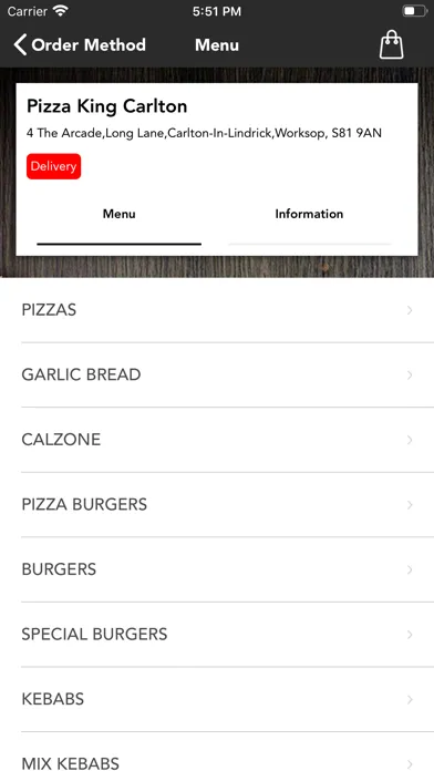Pizza King Carlton Ekran Görüntüleri