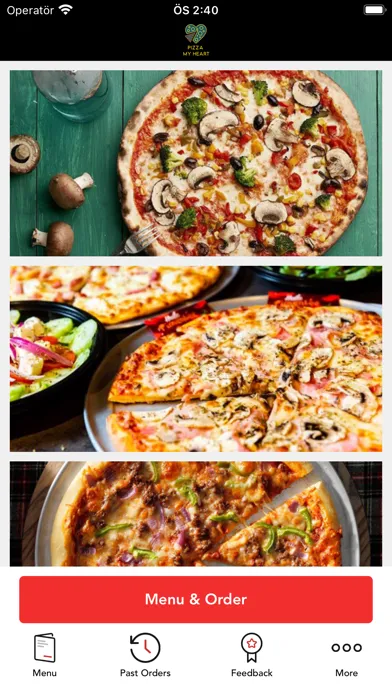 Capturas de tela do Pizza My Heart