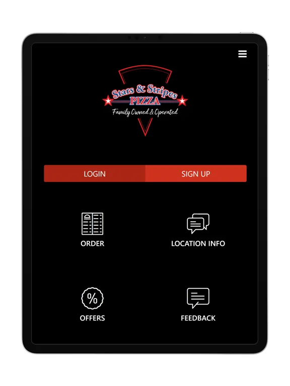 تصاویر Stars and Stripes Pizza iPad 