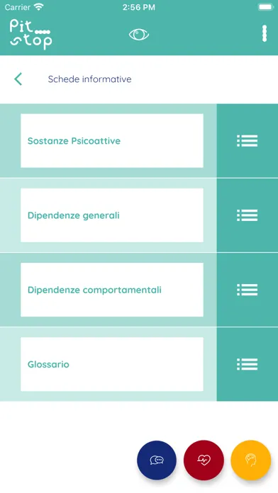 Capturas de tela do PitStop Noahealth