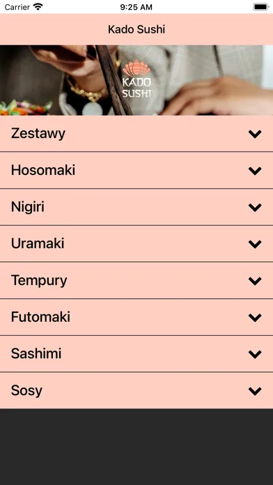 Tangkapan skrin KADO SUSHI