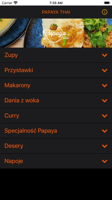 Capturas de pantalla de PAPAYA THAI