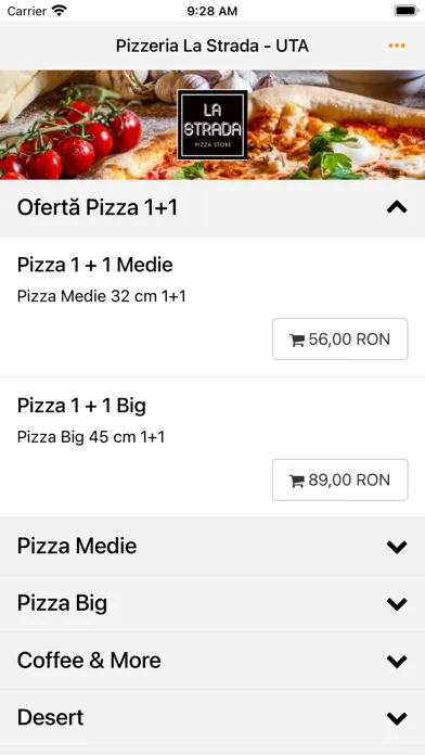 La Strada Pizza Store Ekran Görüntüleri