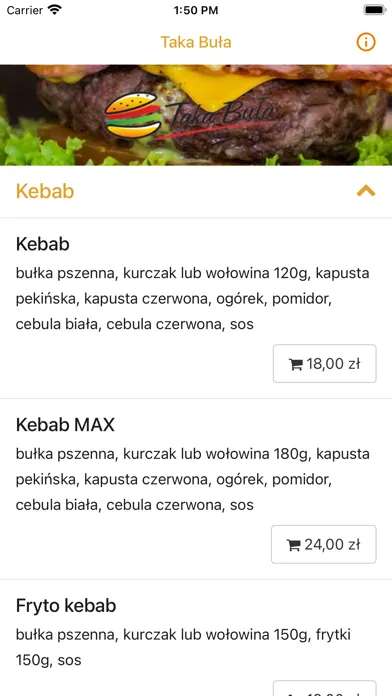Zrzuty ekranu Taka Bula