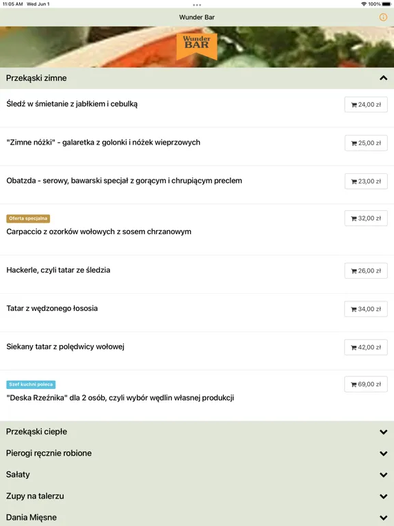 Wunder Bar iPad  Ekran Görüntüleri