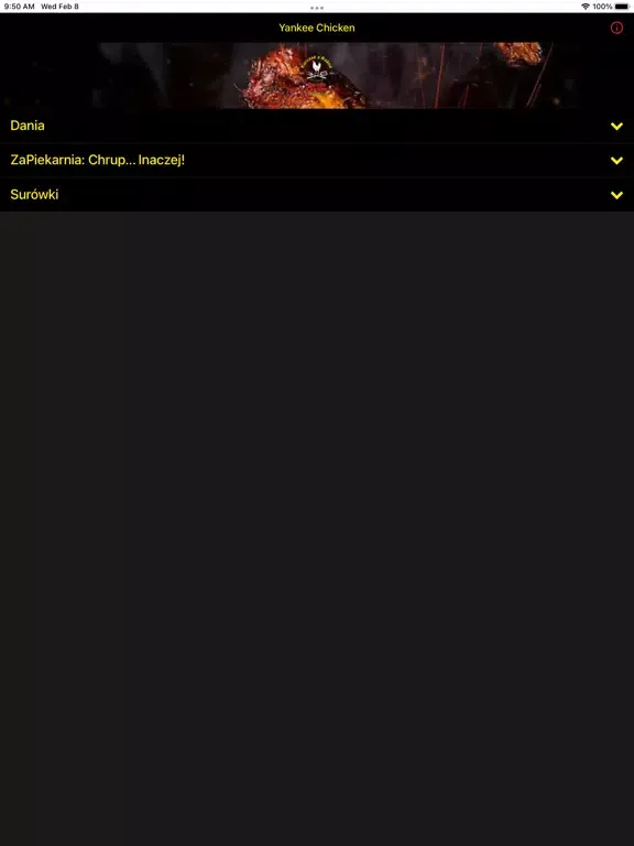 Zrzuty ekranu Yankee Chicken iPad 