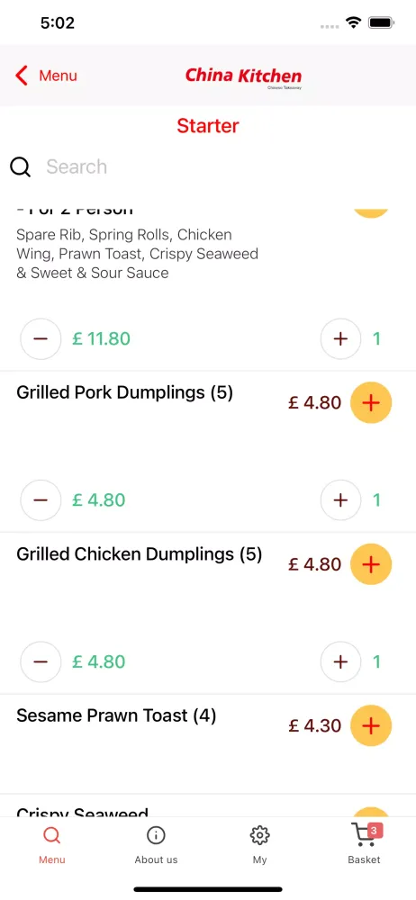 China Kitchen Birmingham 스크린샷