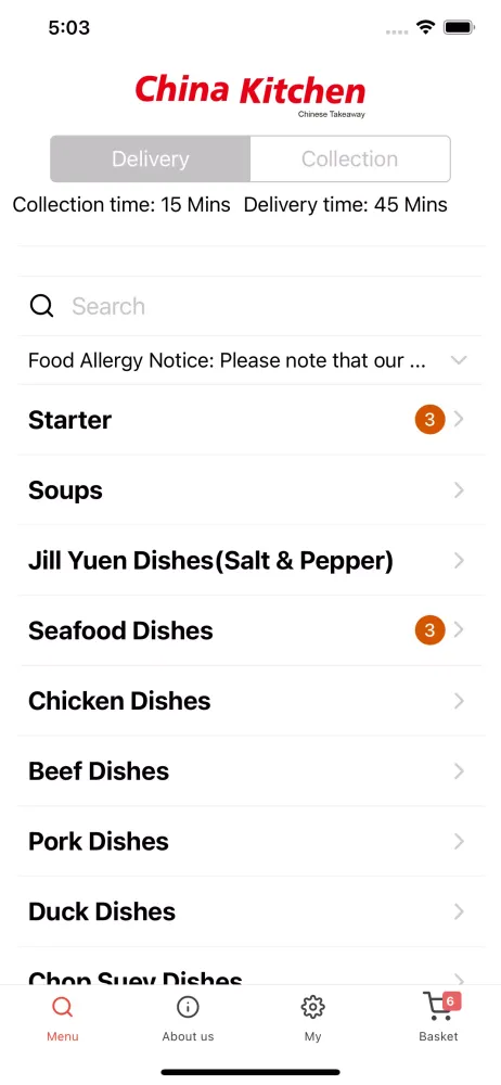 China Kitchen Birmingham 스크린샷