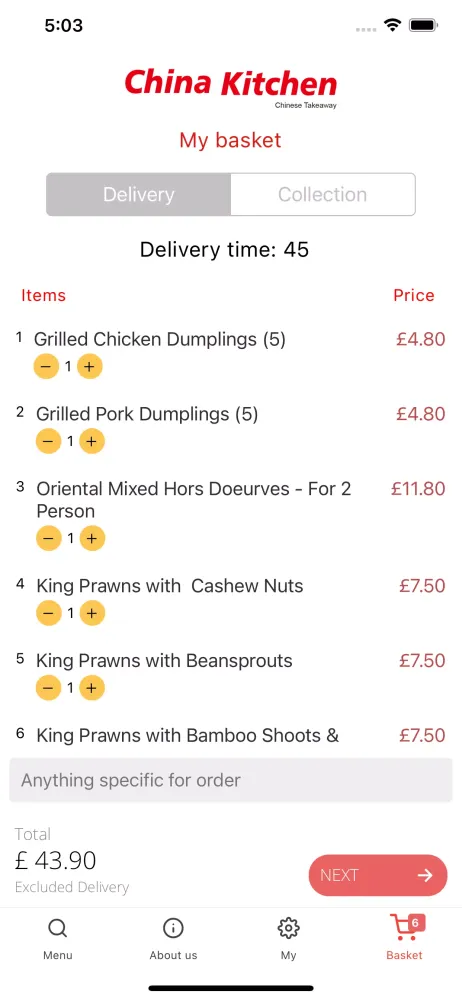 China Kitchen Birmingham 스크린샷