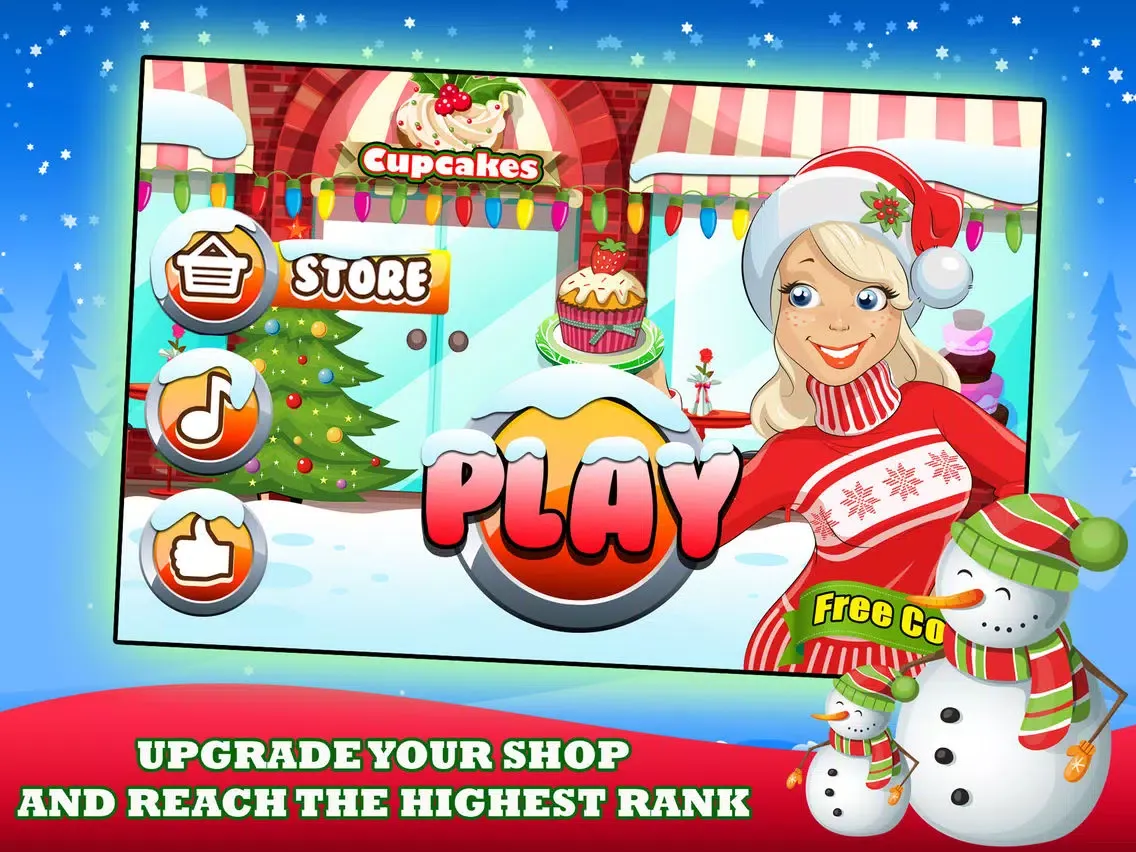 Cupcake Dessert Maker Bakery - christmas cake food cooking game! iPad  Screenshots