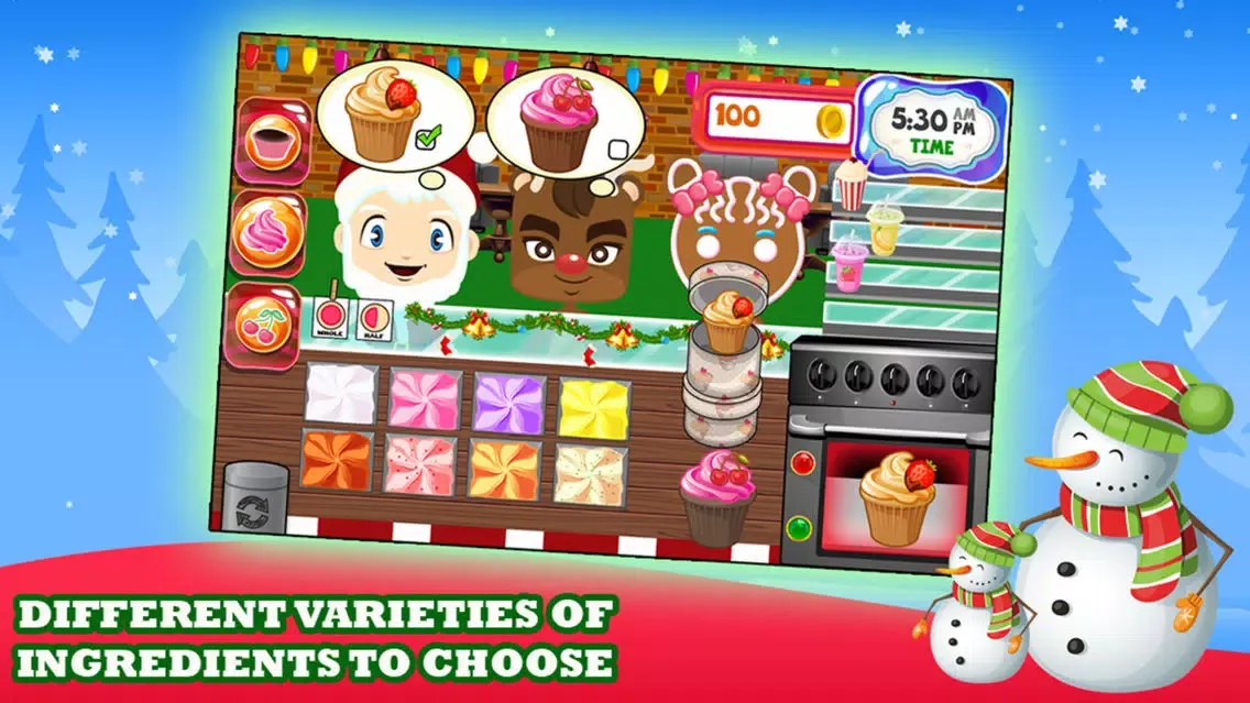 Cupcake Dessert Maker Bakery - christmas cake food cooking game! Screenshots