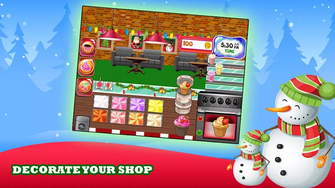 Cupcake Dessert Maker Bakery - christmas cake food cooking game! Screenshots