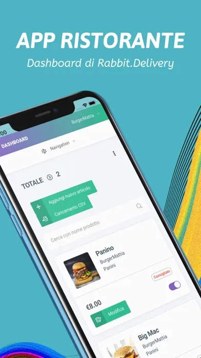 Capturas de tela do StoreRabbit.Delivery