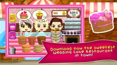 Wedding Cake Salon Dash - my sweet food maker & bakery cooking kids game! Ekran Görüntüleri