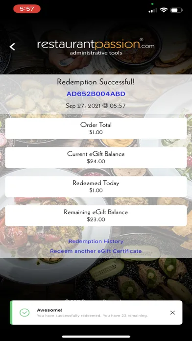 Capturas de pantalla de Restaurant Passion Admin Tools