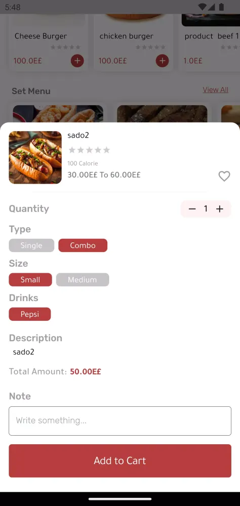 Selection Food Screenshots