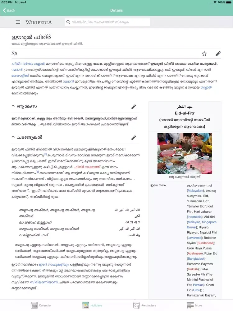 Calendar M20 Pro iPad 应用截图