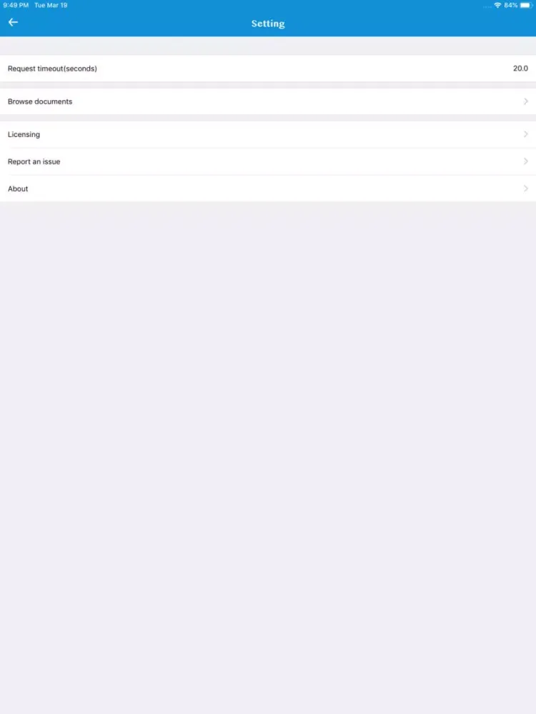 REST Tester iPad  스크린샷